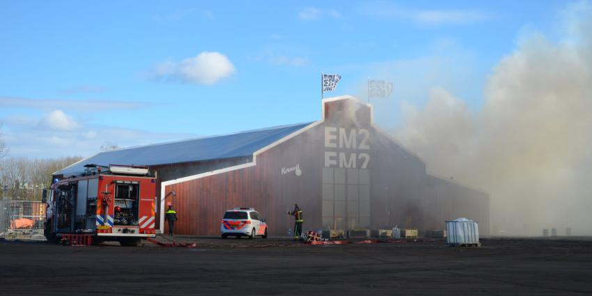 Brand in voormalig pand van Suikerunie