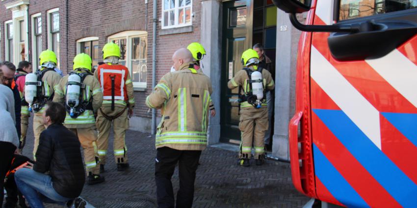 Brand in meterkast van woning