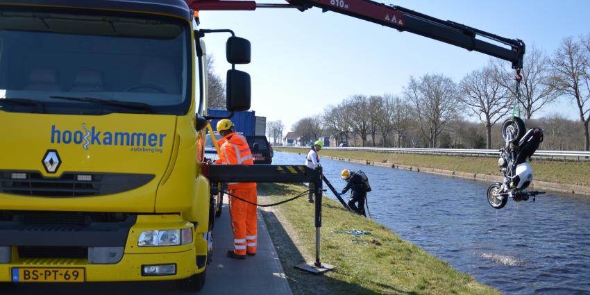 Motor uit water gehaald