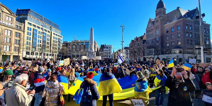 Demonstratie op de Dam