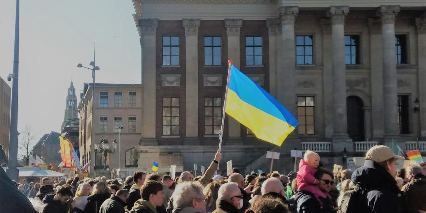 Demonstratie op Grote Markt