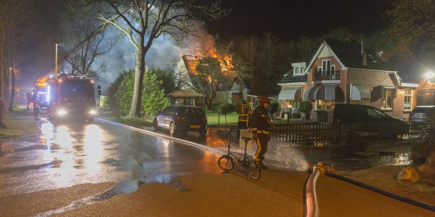 Woningbrand aan Groningerweg