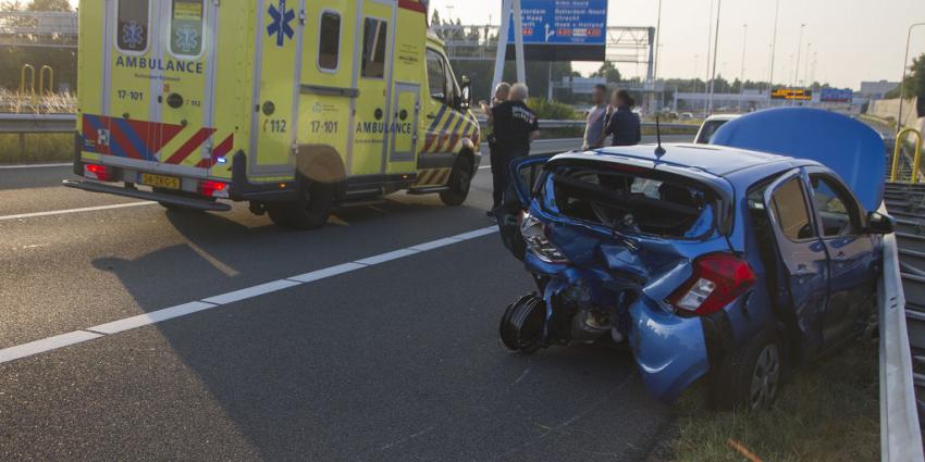 Gewonde bij aanrijding op A4