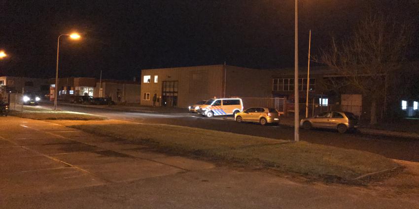 Politie bij gekraakt pand in Groningen