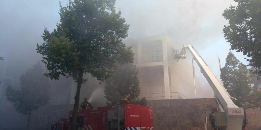 Politie start onderzoerk naar toedracht brand Holland Casino