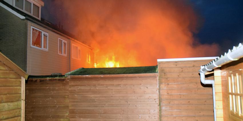Grote brand in Hollandscheveld