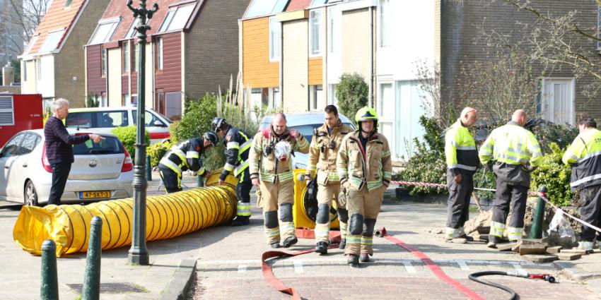 Kruipruimte vol gas na werkzaamheden