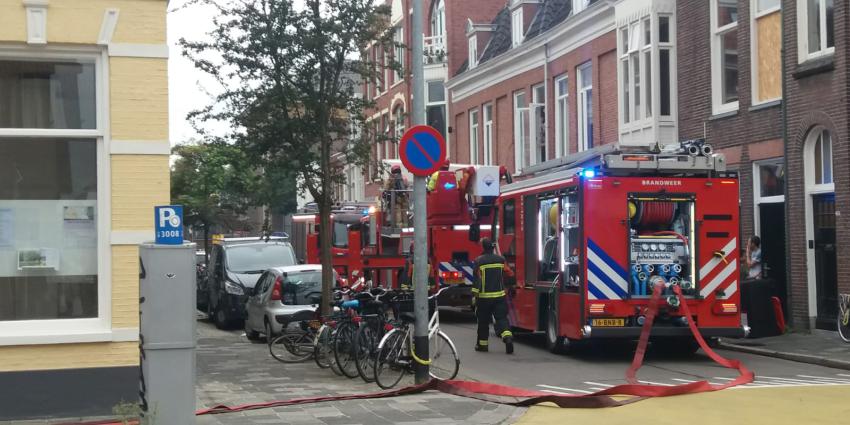 Brandweer aanwezig in Kleine Kruisstraat