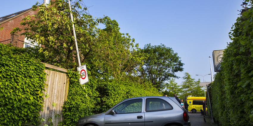 Foto van eenzijdige aanrijding in Best | Persburo Sander van Gils | www.persburausandervangils.nl