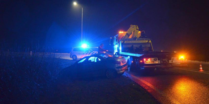 Bestuurder neemt de benen na ongeval