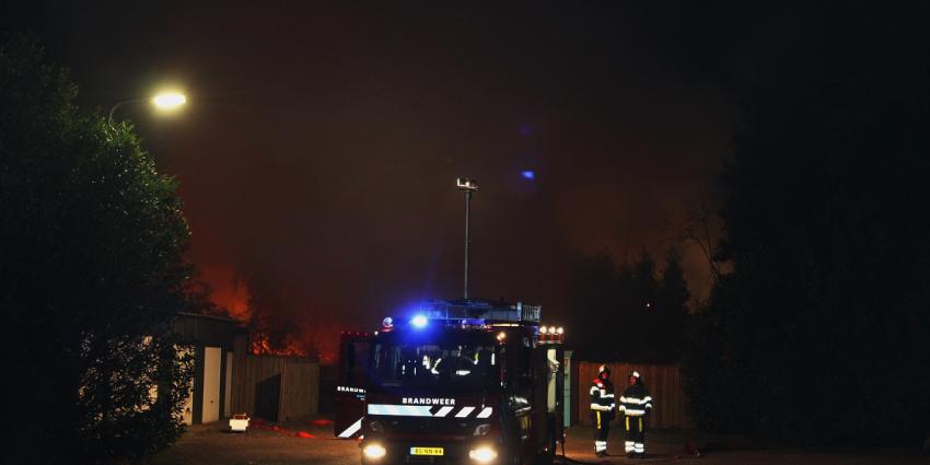 Foto van grote brand op camping | Willy Smits | www.112journaal.nl