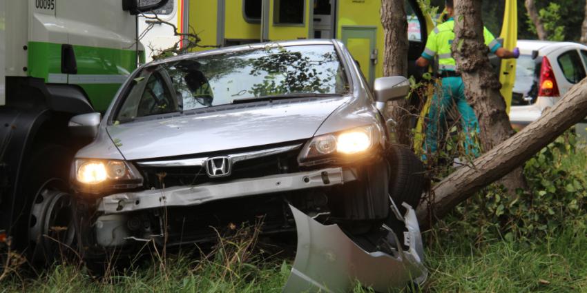 auto, vuilniswagen, klem, boom