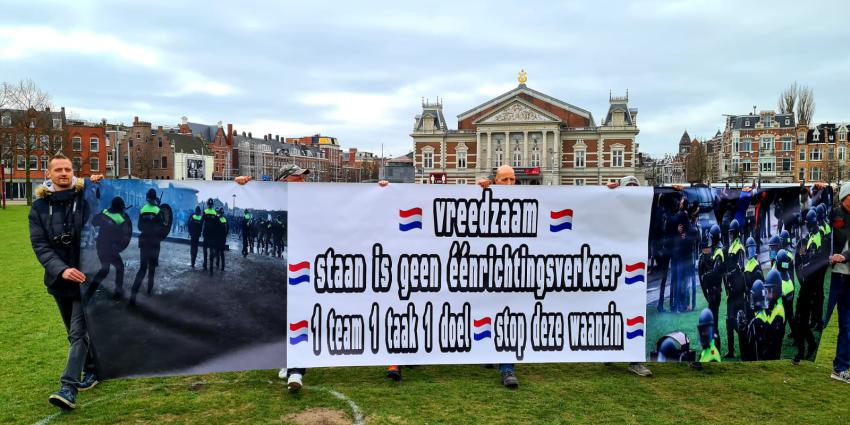 Demonstratie op Museumplein
