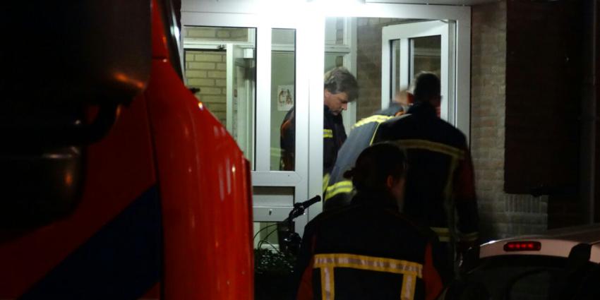 Brandweer rukt uit voor vlam in de pan