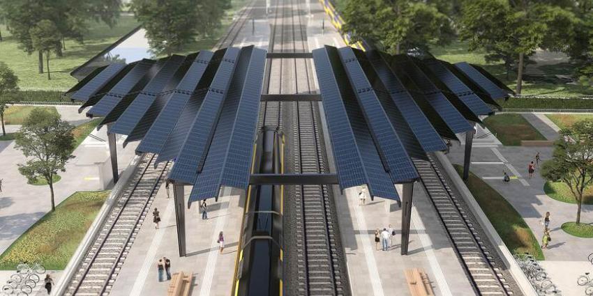 Delft krijgt eerste energieneutrale treinstation van Nederland