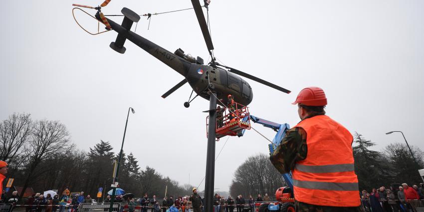 Helikopter markeert bakermat luchtmacht Soesterberg