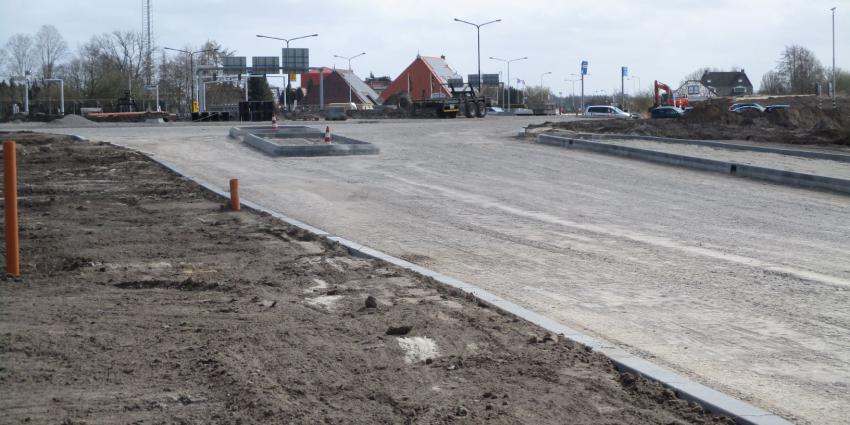 Aanleg nieuwe rotonde