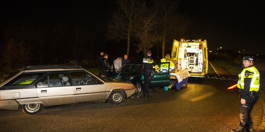 Auto&#039;s botsen op gemeentegrens Sint-Michielsgestel-Schijndel
