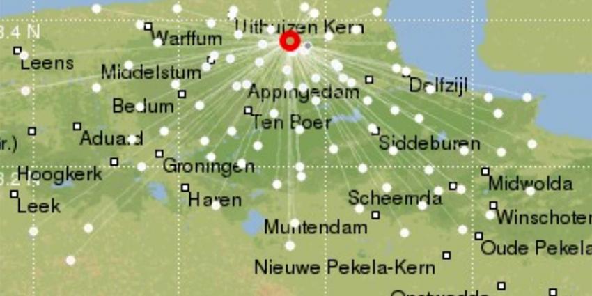 Noorden van Groningen getroffen door zware aardbeving van 2.8 