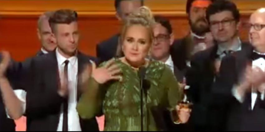 Adele grote winnaar Grammy Awards