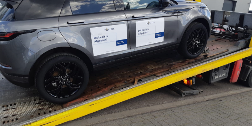 in beslag genomen auto