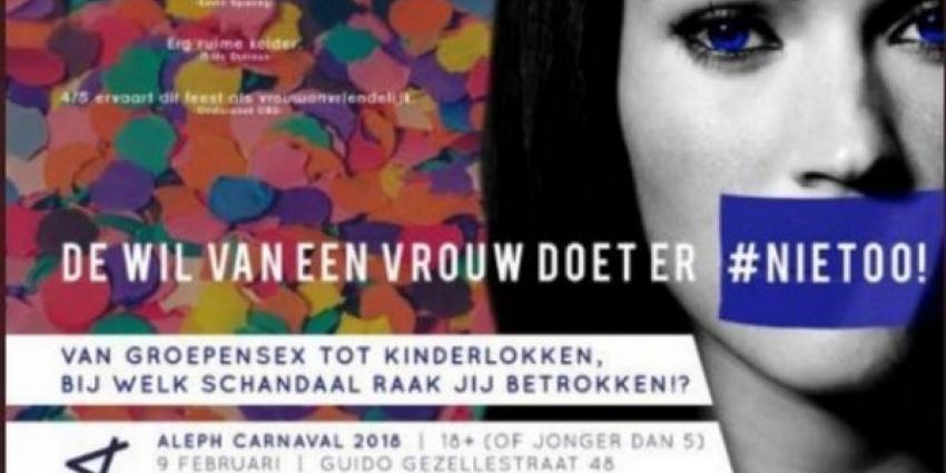Geen subsidie meer voor Eindhovens Studenten Corps om seksistisch #nietoo-feest