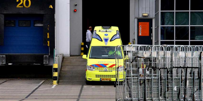 Bedrijfsongeval bij distributiecentrum Coop in Gieten 