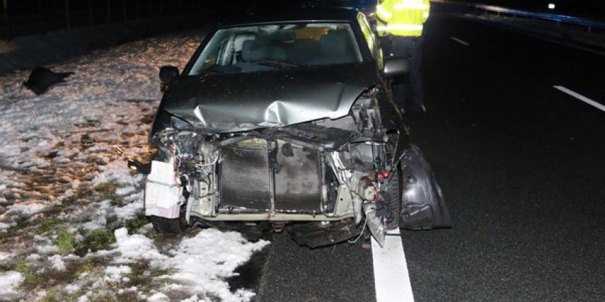 Automobilist gewond bij ongeval N33 