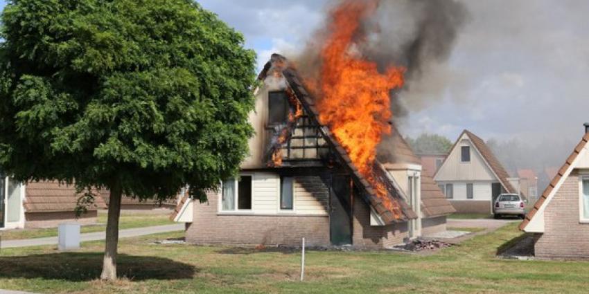 brand, vakantiepark, woning, nieuwediep