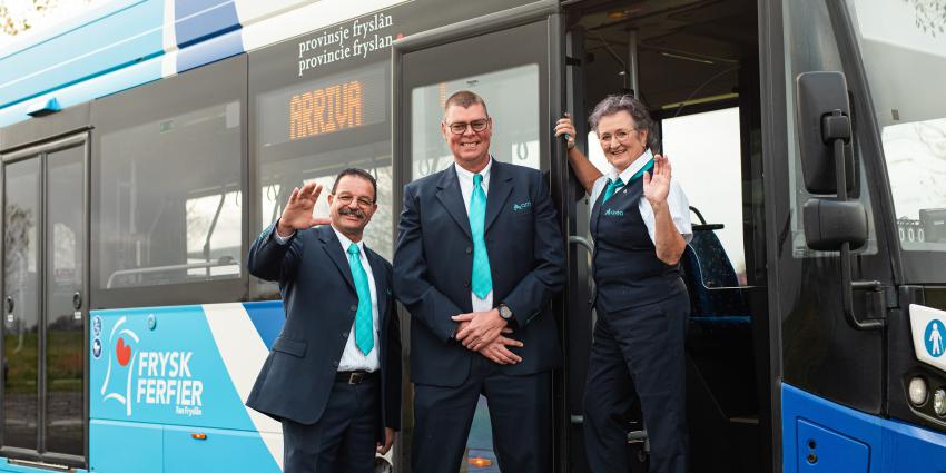 Arriva neemt afscheid van busreizigers in Fryslân