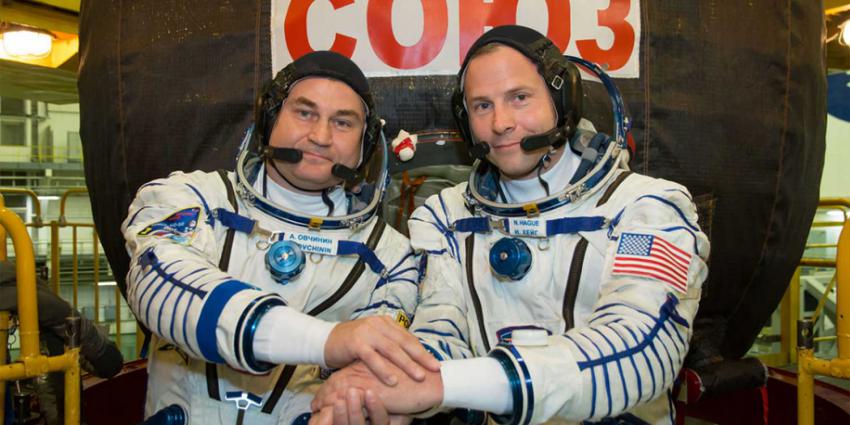 Astronauten onderweg naar ISS maken noodlanding na lancering raket 