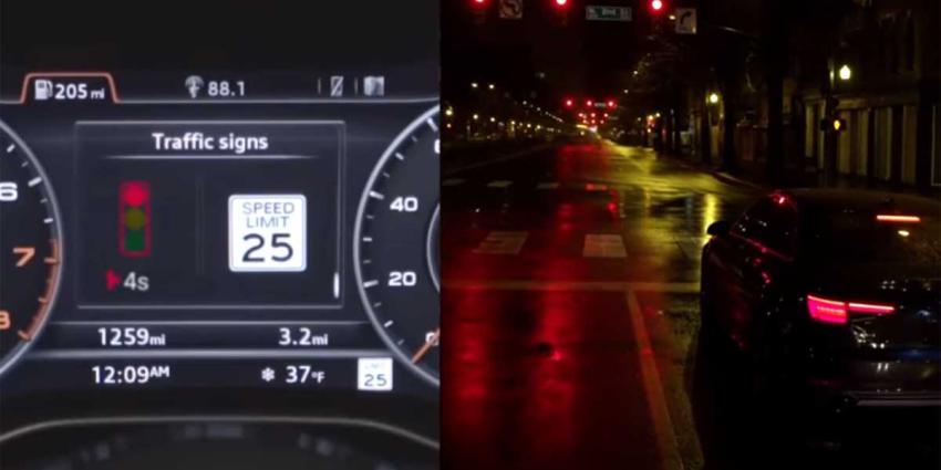 Nieuwe Audi &#039;weet&#039; wanneer verkeerslicht op groen springt