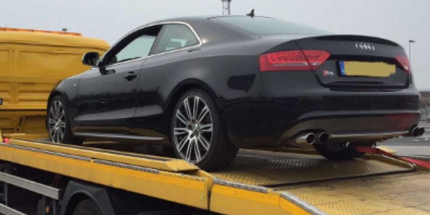 Dure Audi S5 afgepakt door politie van verdachte witwassen
