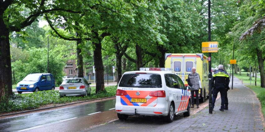 Auto raakt van de weg in Vlaardingen