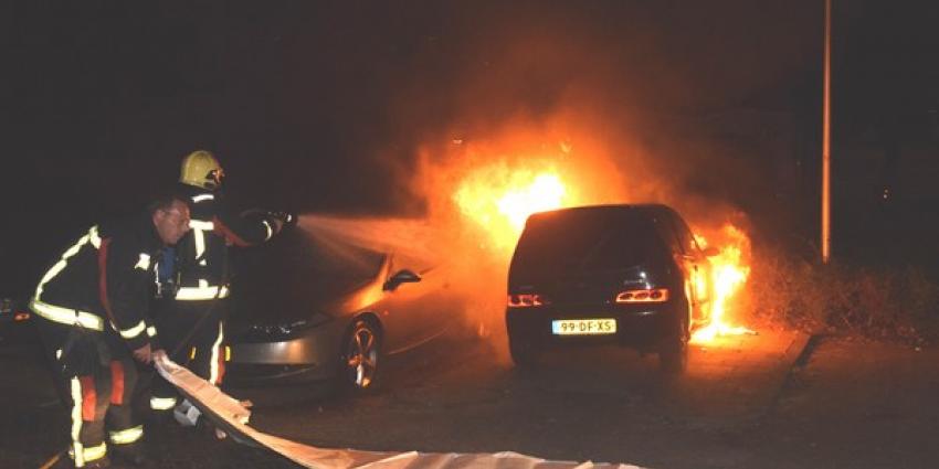 Autobrand in Hoogeveen 