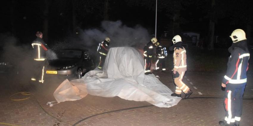 Autobrand in Hoogeveen 