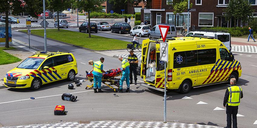 Motorrijder gewond bij aanrijding in Eindhoven