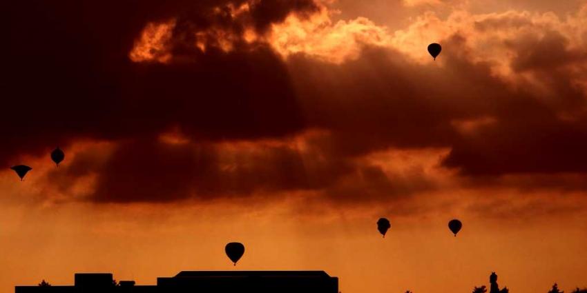 Foto van heteluchtballonnen in Joure | Frank Vink