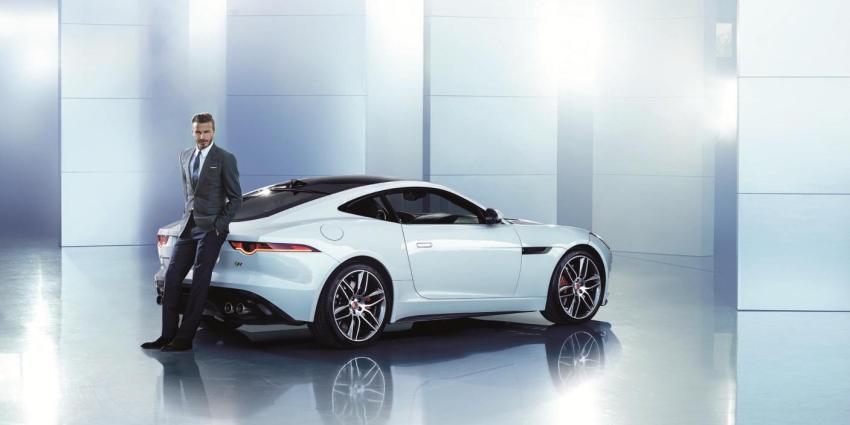 Foto van David Beckham bij Jaguar | Peter Lindbergh/Jaguar