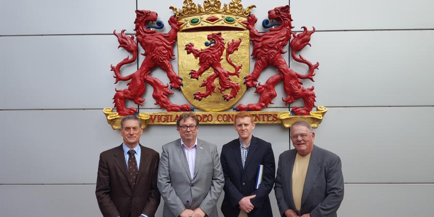 v.l.n.r.: Mark Fleischman, Jeffrey Dugas en dr. Paul Brooks