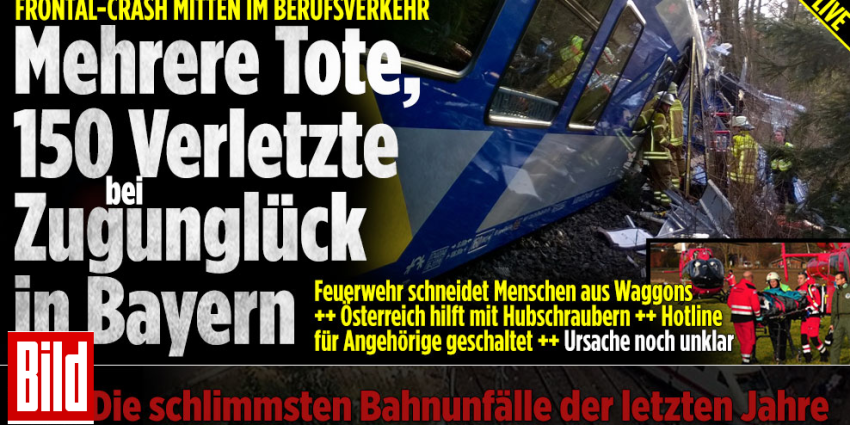 Menselijke fout oorzaak treinongeval Duitsland