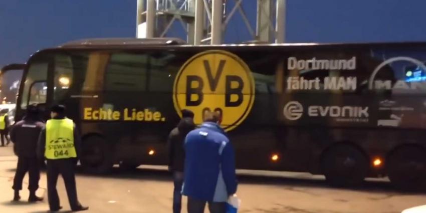 Drie explosies treffen spelerbus Borussia Dortmund, wedstrijd afgelast