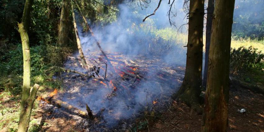 Kleine bosbrand in Boxtel moeilijk te lokaliseren maar vakkundig gedoofd door brandweer
