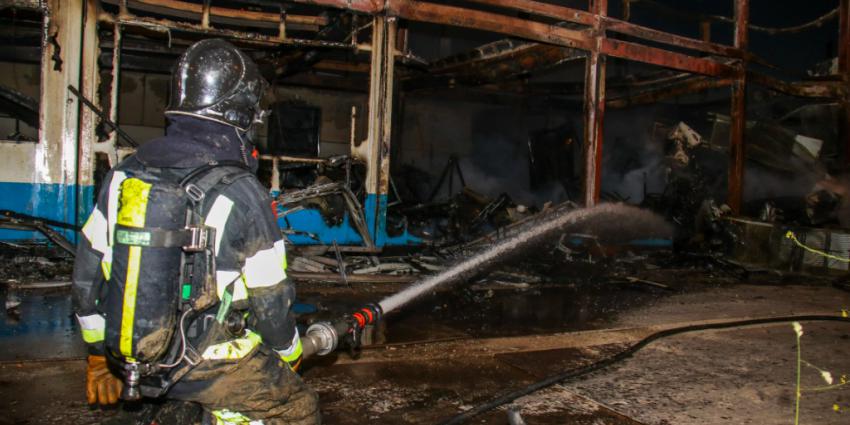 botlekbrug, dicht, brand, bouwkeet 