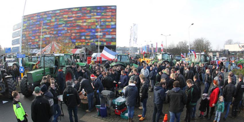 Boze boeren massaal richting Hilversum mediapark