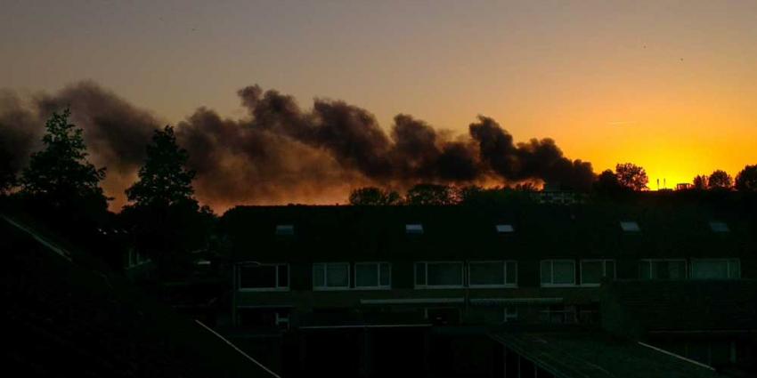Foto van brand bij ELD Oosterhout | Adrie Keulemans