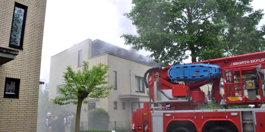 Flinke brand Vlaardingen door wasdroger 