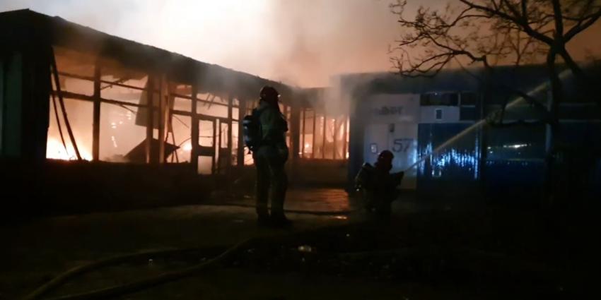 Zeer grote brand ontmoetingscentrum het Buurtnest in Uithoorn
