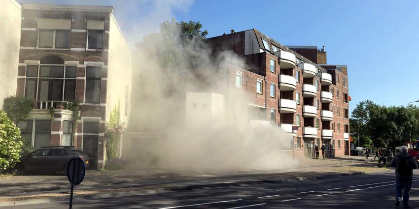 Brand in appartementencomplex Leiden