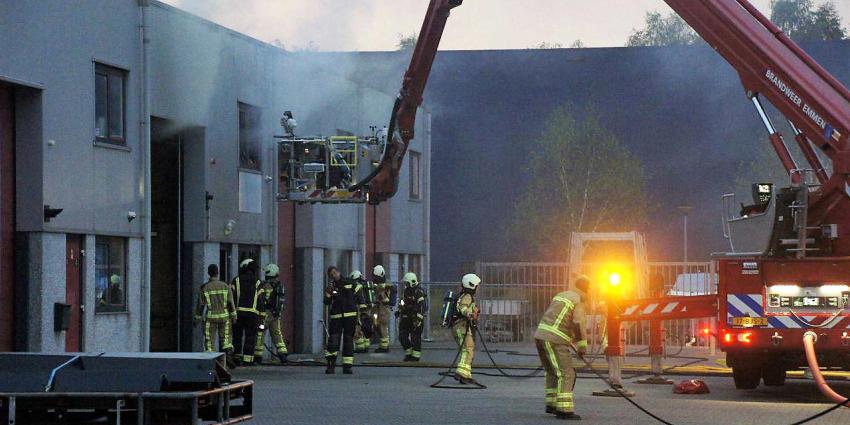 Brand verzamelgebouw in Emmen